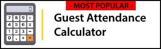 Wedding Guest Attendance Calculator